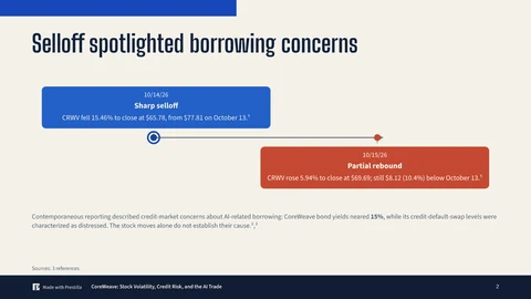 Directed Interval / Poster Ink: A sharp selloff put borrowing concerns in focus. Slide 2 from the same deck.