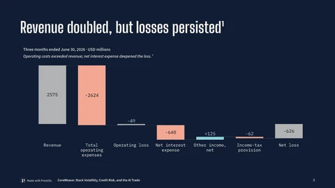Directed Interval / Poster Ink: Revenue more than doubled, but losses persisted. Slide 3 from the same deck.
